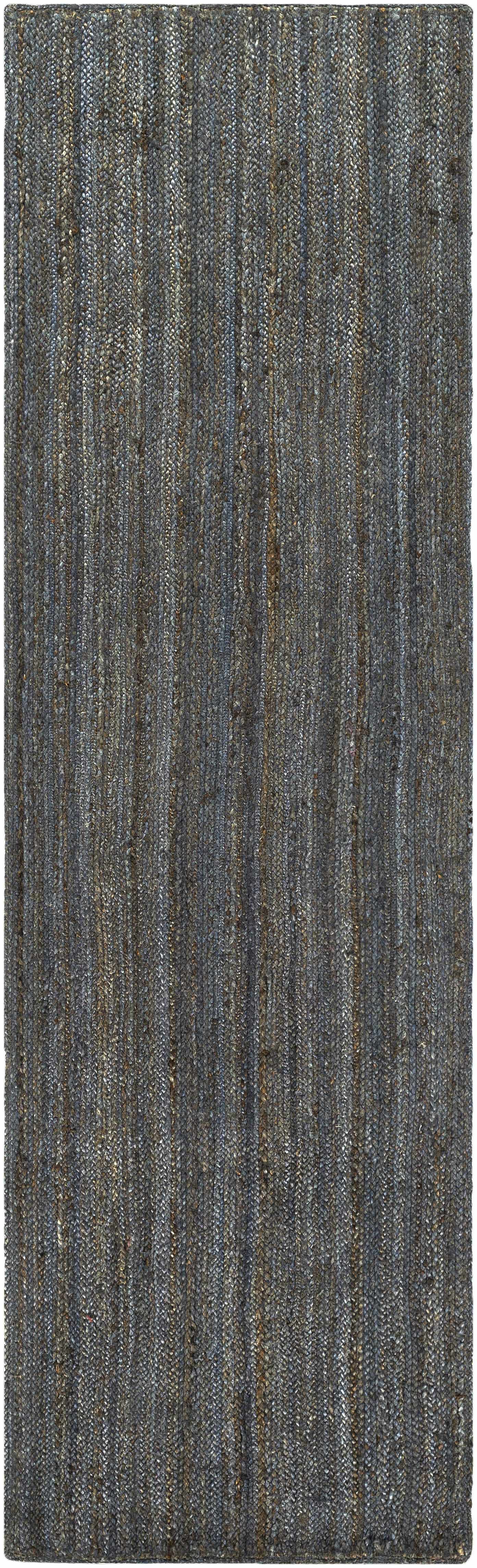 Shipshewana Dark Blue Jute Rug - Clearance by Boutique Rugs