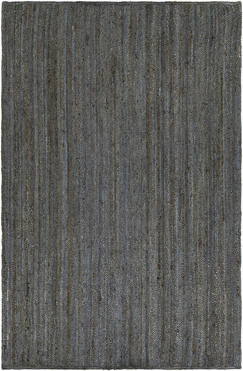 Shipshewana Dark Blue Jute Rug - Clearance by Boutique Rugs