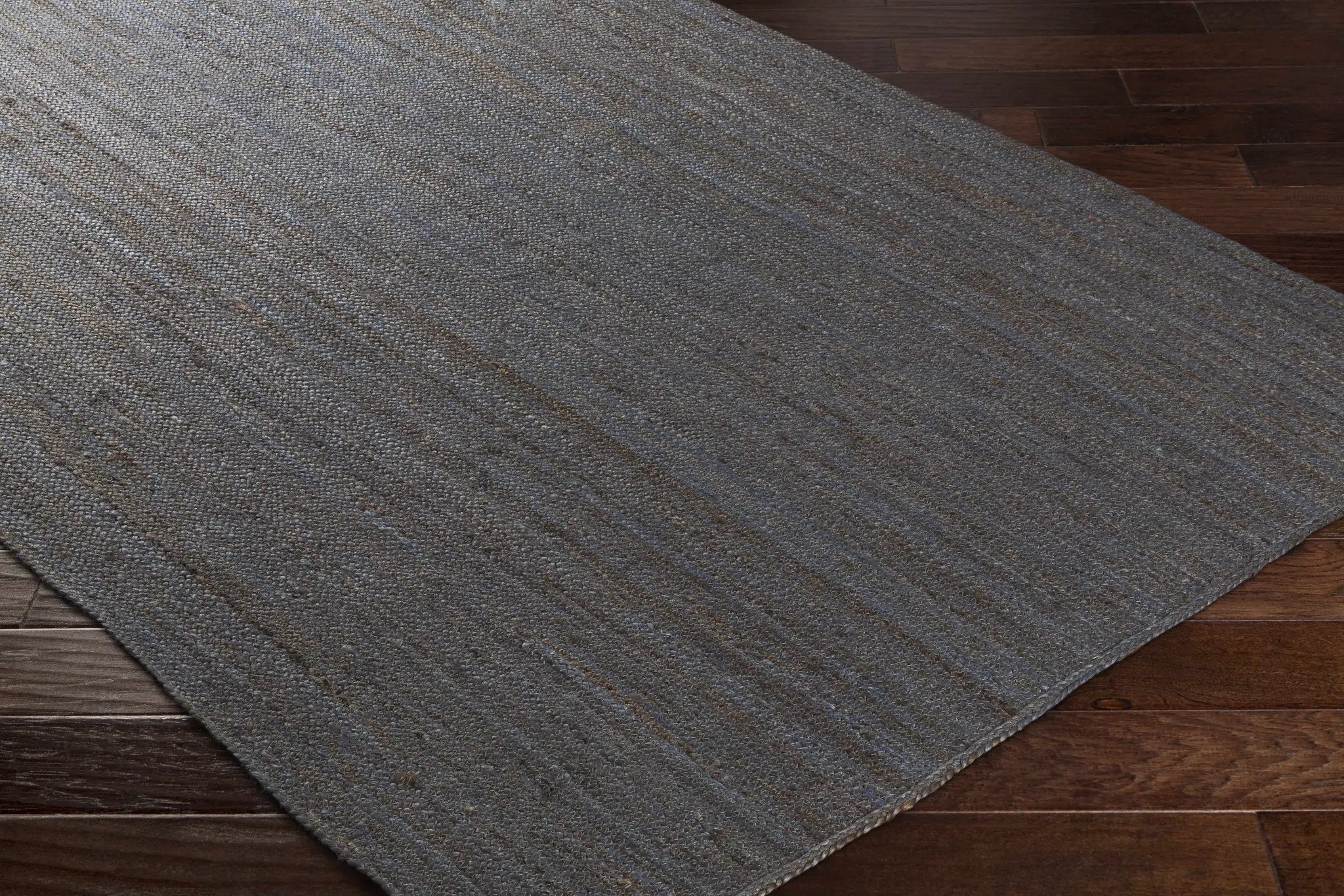 Shipshewana Dark Blue Jute Rug - Clearance by Boutique Rugs