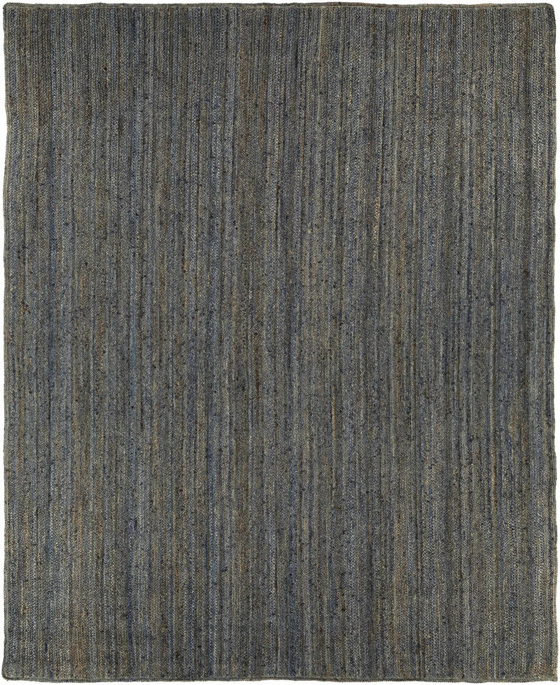 Shipshewana Dark Blue Jute Rug - Clearance by Boutique Rugs