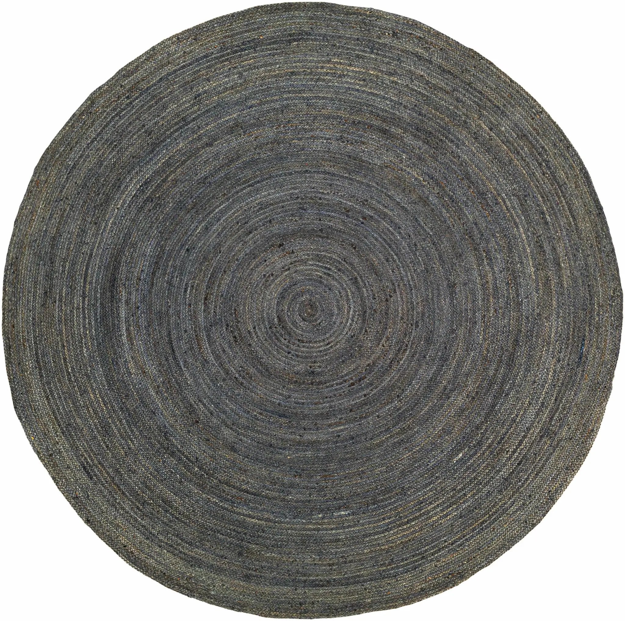 Shipshewana Dark Blue Jute Rug - Clearance by Boutique Rugs