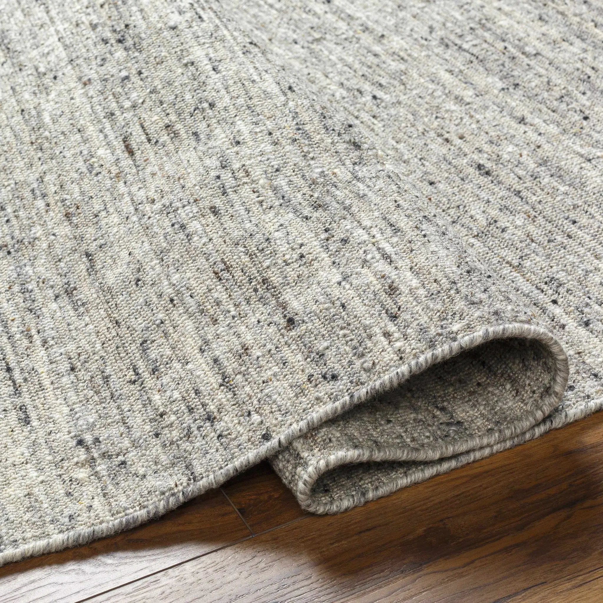 Kylee Gray Wool Area Rug - Clearance by Boutique Rugs