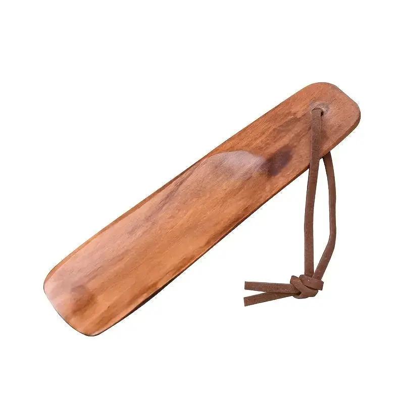 Shoe Horn - Long Handle Wooden by House Of Avana