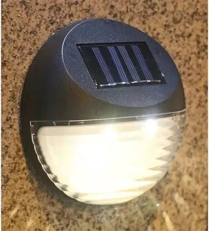 Living Accents Black Deck Solar Lights Powered LED Utility Light 4 Pack by Outdoor Solar Outlet