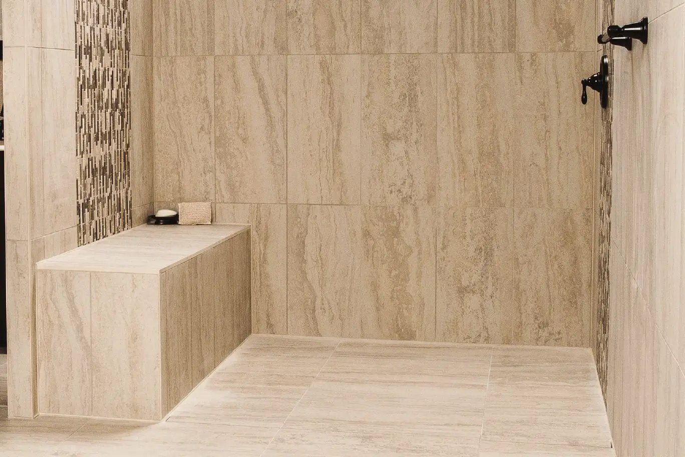 Schluter® Waterproof Shower Bench by The Original Granite Bracket