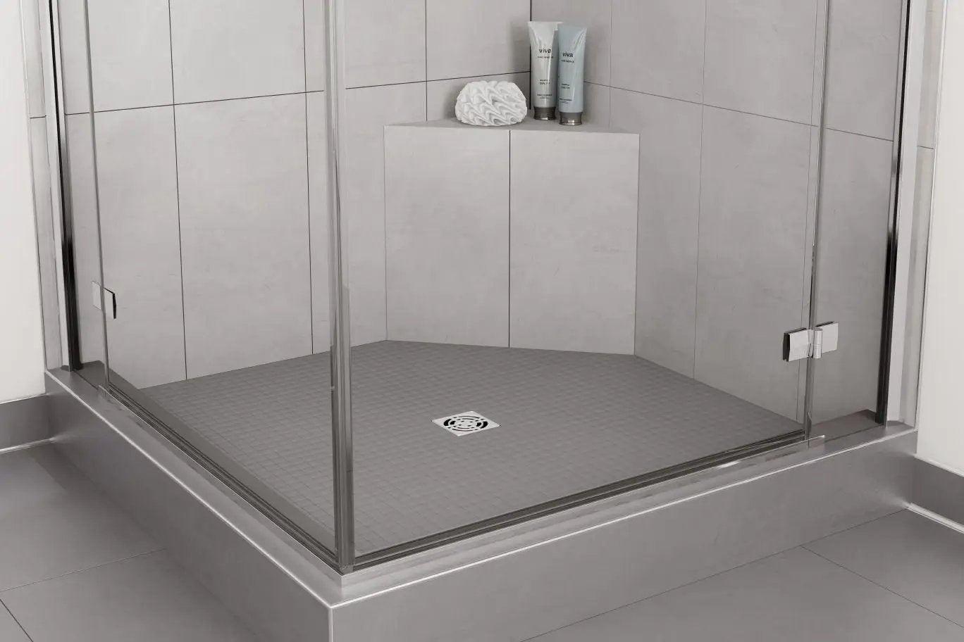 Schluter® Waterproof Shower Bench by The Original Granite Bracket