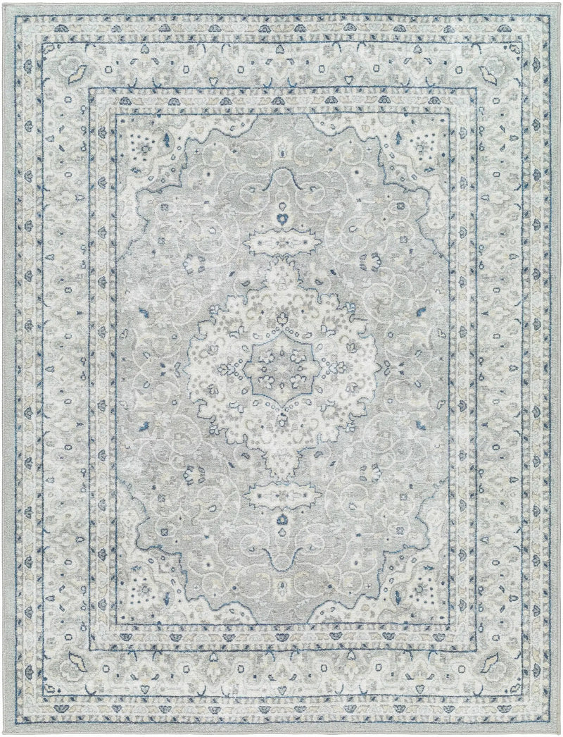 Farai Gray Medallion Area Rug - Clearance by Boutique Rugs