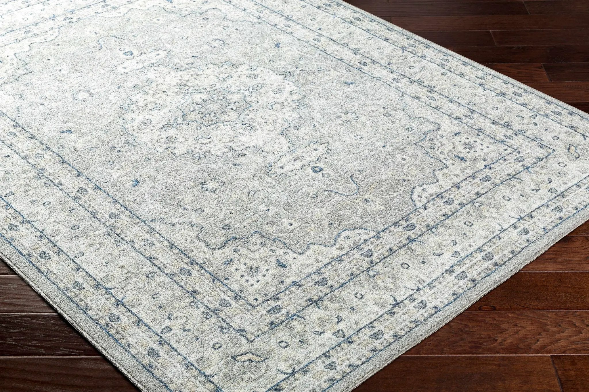 Farai Gray Medallion Area Rug - Clearance by Boutique Rugs