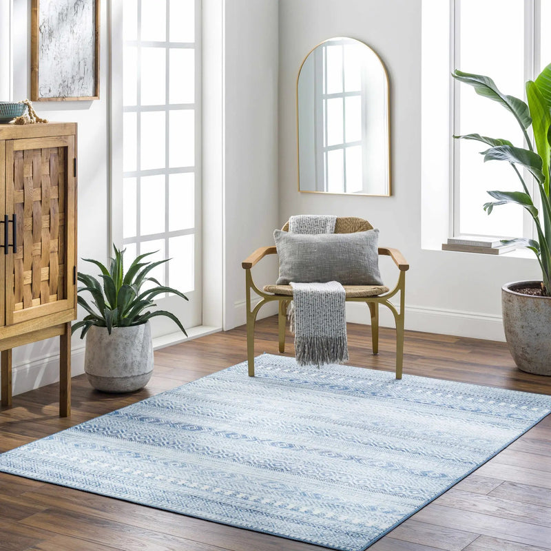 Gizeh Arctic Stone Washable Area Rug - Clearance by Boutique Rugs