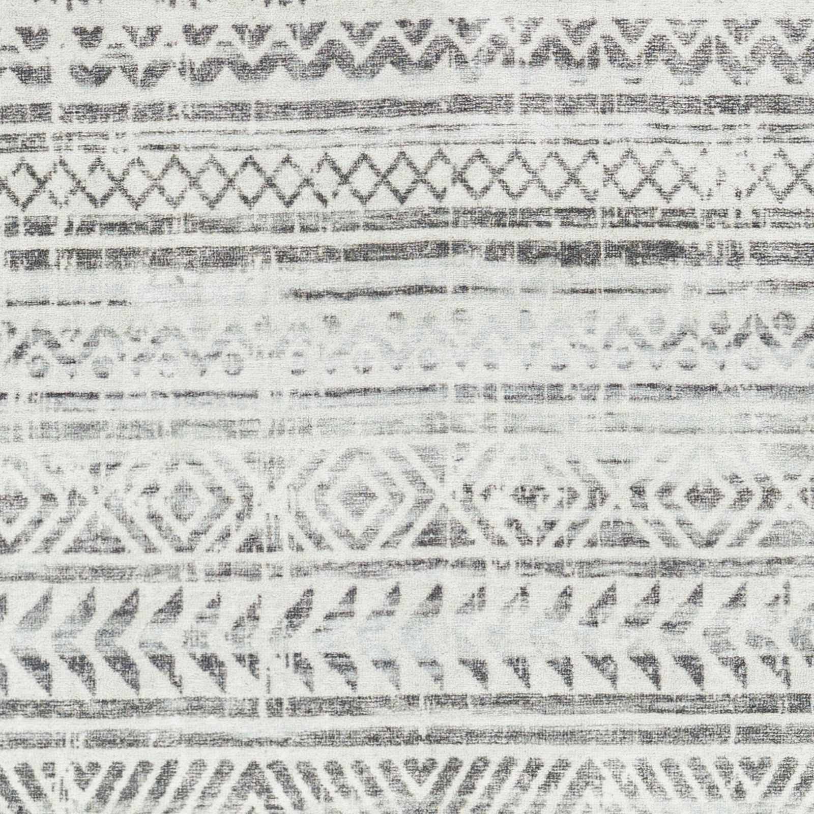 Ianna Light Gray Washable Area Rug - Clearance by Boutique Rugs
