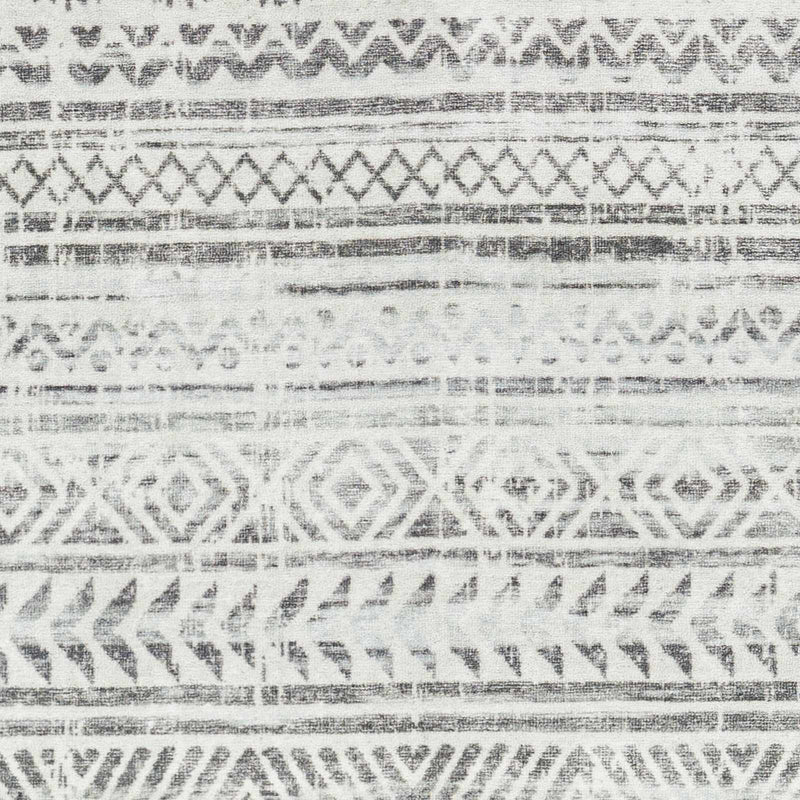 Ianna Light Gray Washable Area Rug - Clearance by Boutique Rugs
