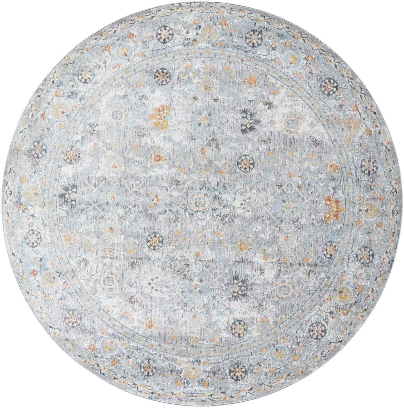 Finn Silver Blue Area Rug - Clearance by Boutique Rugs