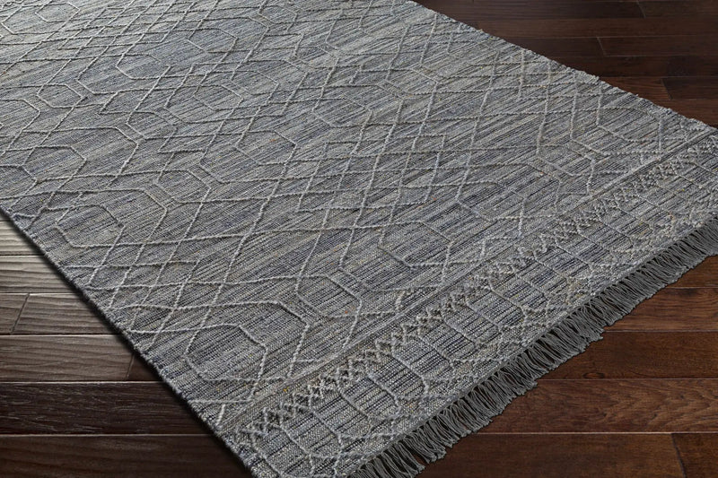 Manby Black Jute&Wool Area Carpet Area Rug - Clearance by Boutique Rugs
