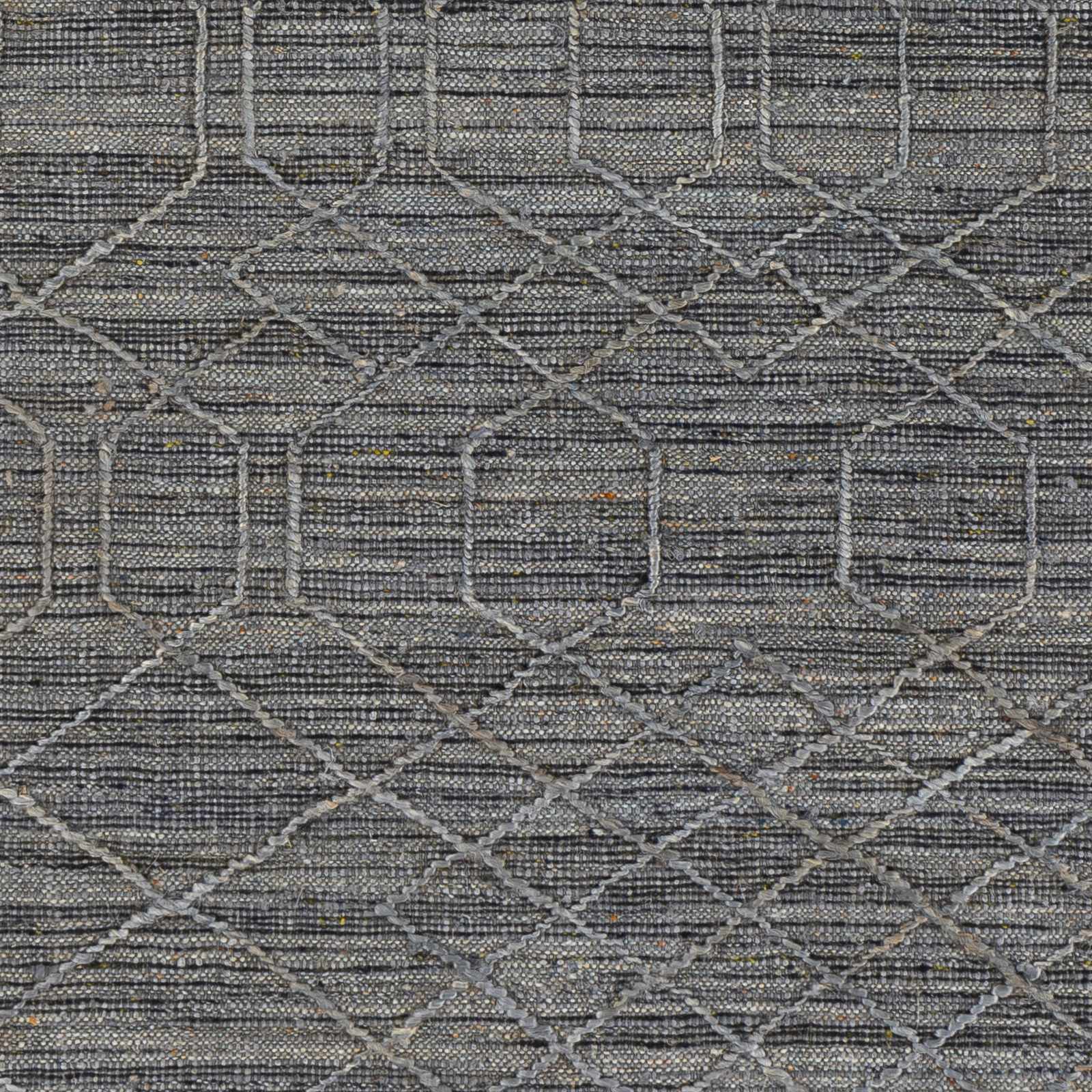 Manby Black Jute&Wool Area Carpet Area Rug - Clearance by Boutique Rugs