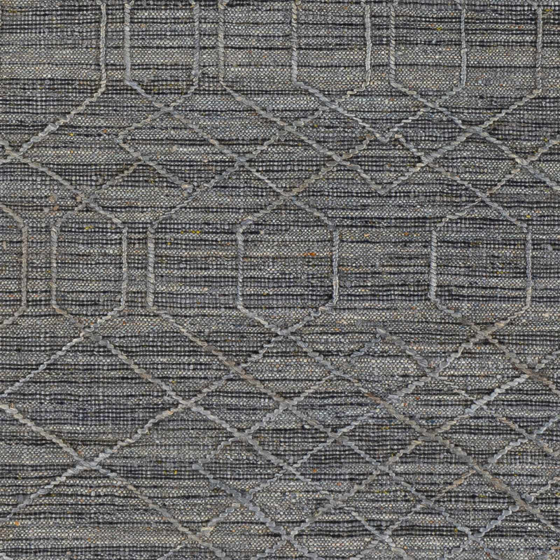 Manby Black Jute&Wool Area Carpet Area Rug - Clearance by Boutique Rugs
