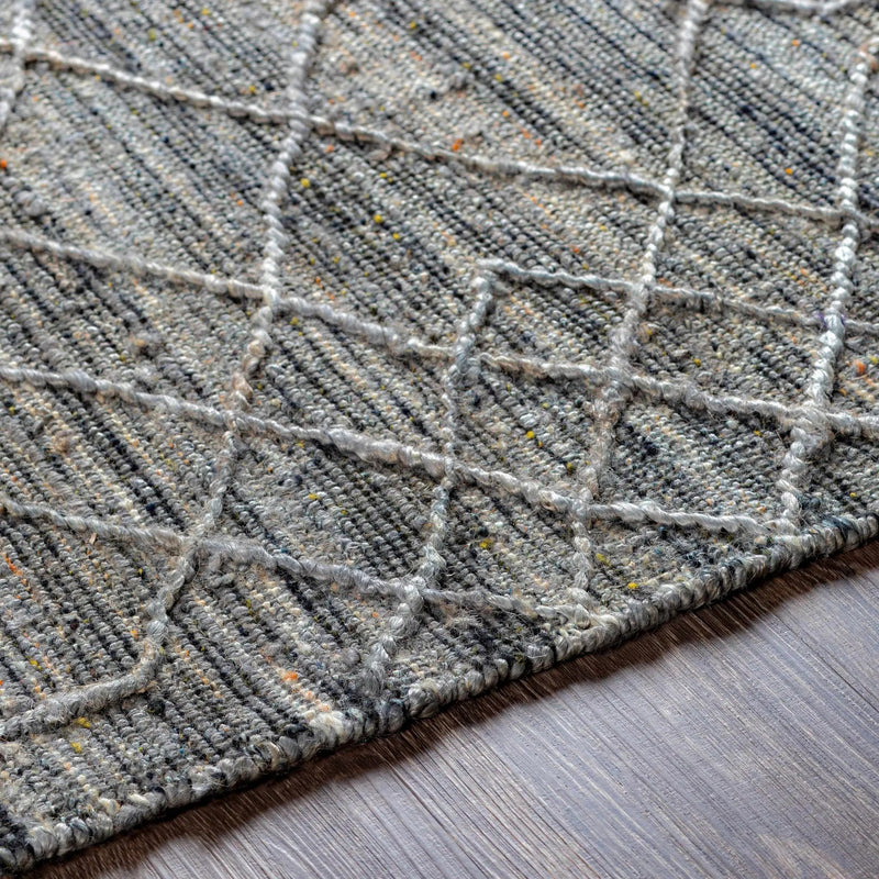 Manby Black Jute&Wool Area Carpet Area Rug - Clearance by Boutique Rugs