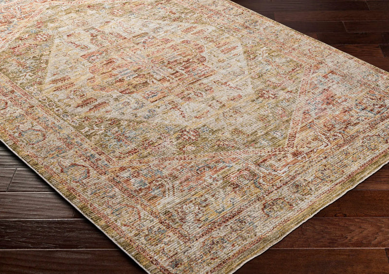 Alois Tan Rich Textured Traditional Rug by Boutique Rugs