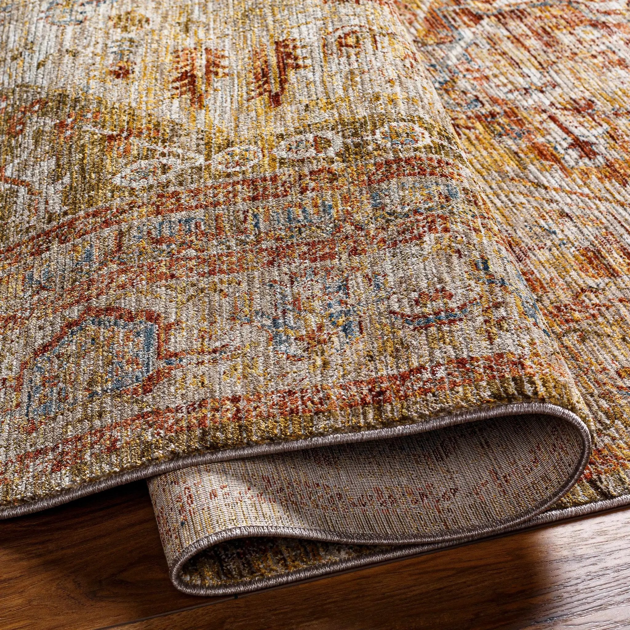 Alois Tan Rich Textured Traditional Rug by Boutique Rugs