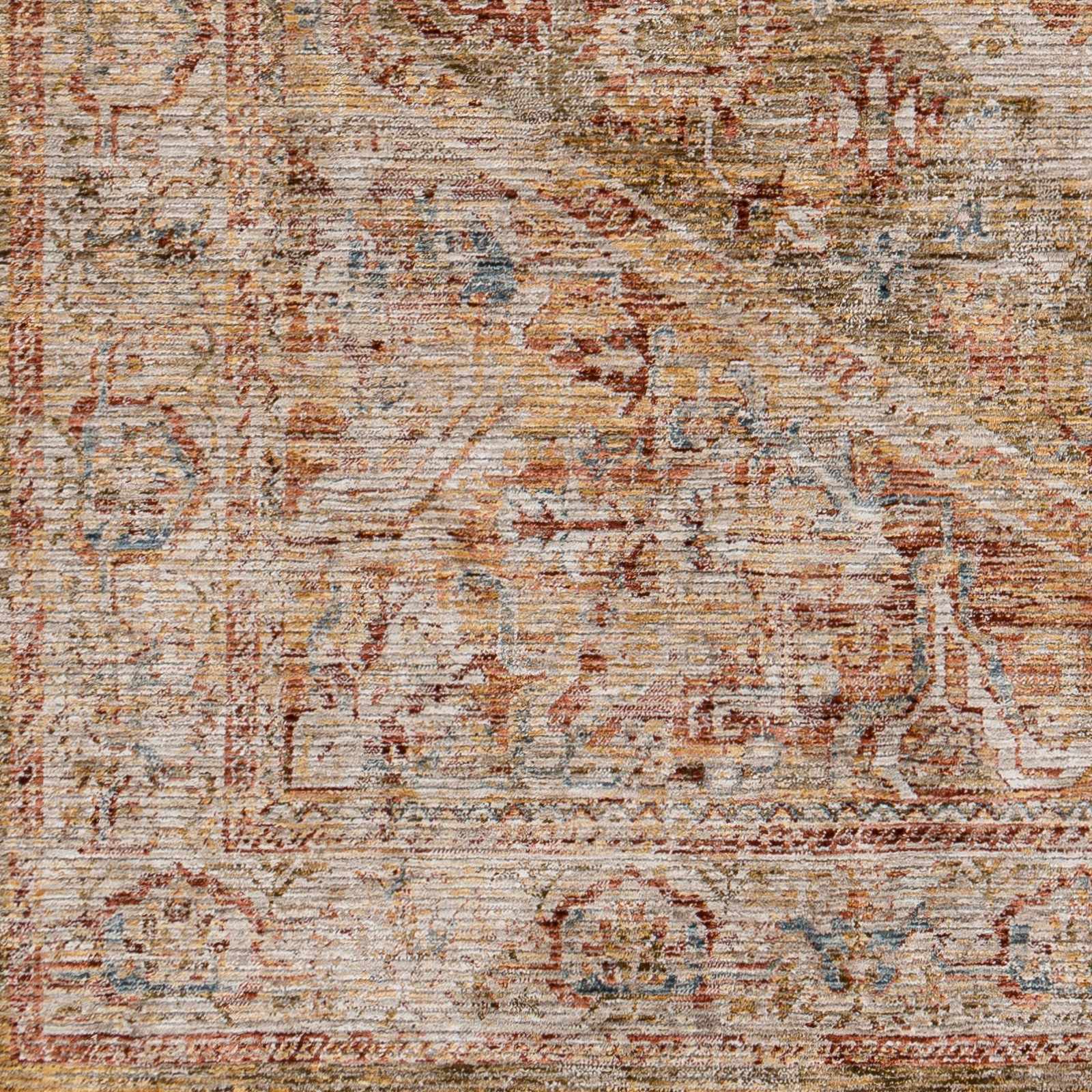 Alois Tan Rich Textured Traditional Rug by Boutique Rugs