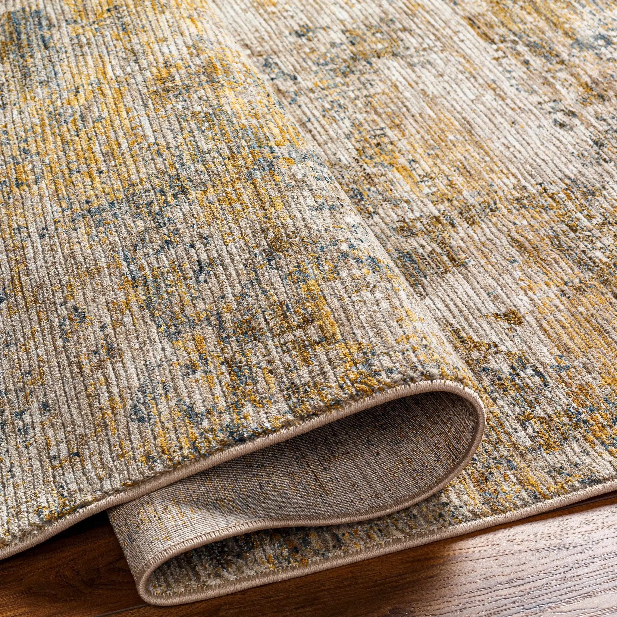 Chas Beige Rich Textured Traditional Rug by Boutique Rugs