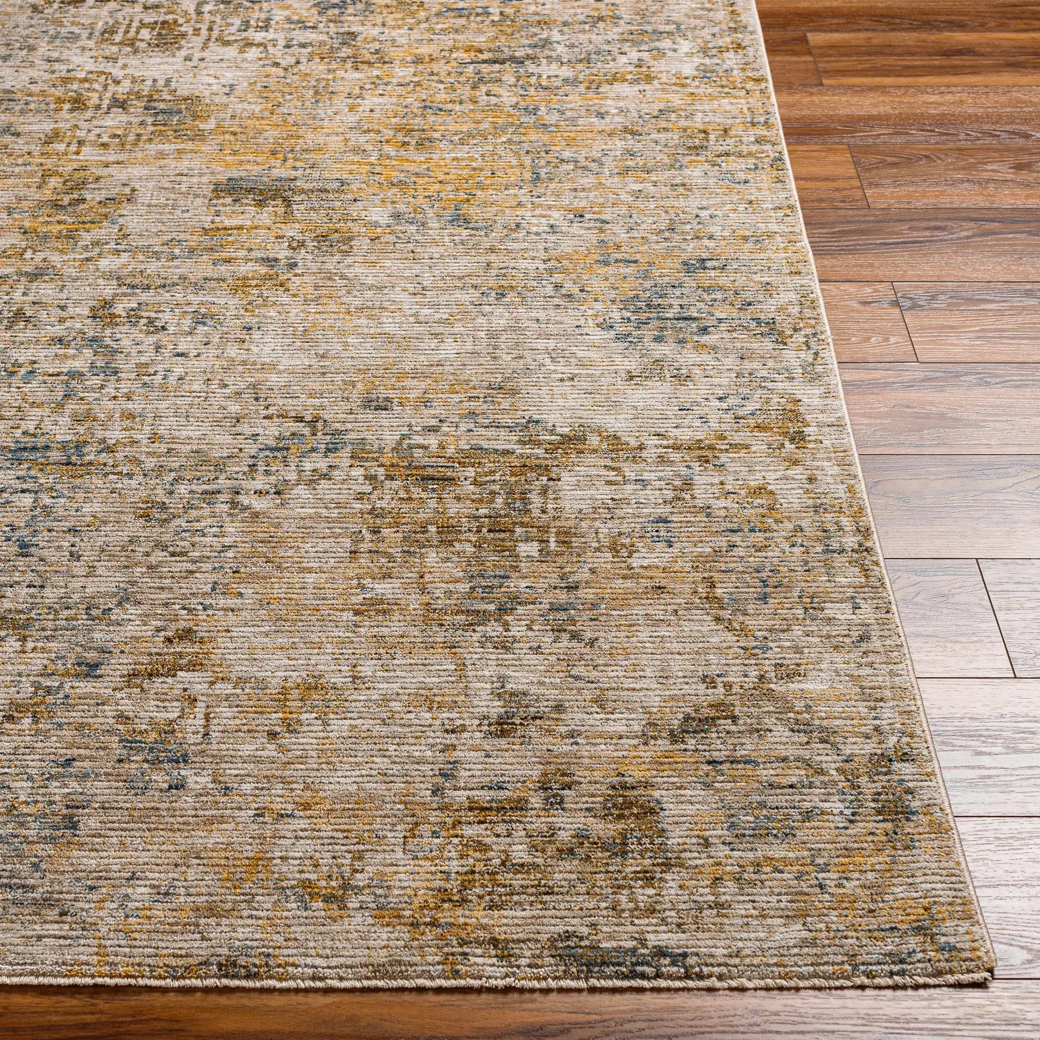 Chas Beige Rich Textured Traditional Rug by Boutique Rugs