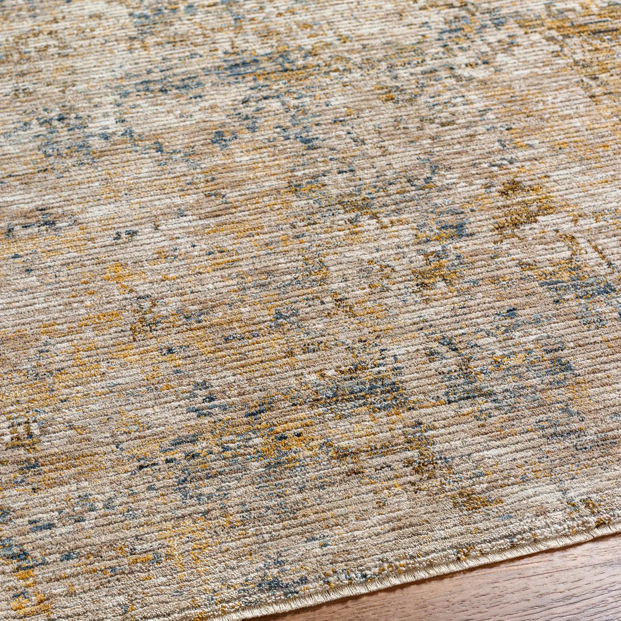 Chas Beige Rich Textured Traditional Rug by Boutique Rugs