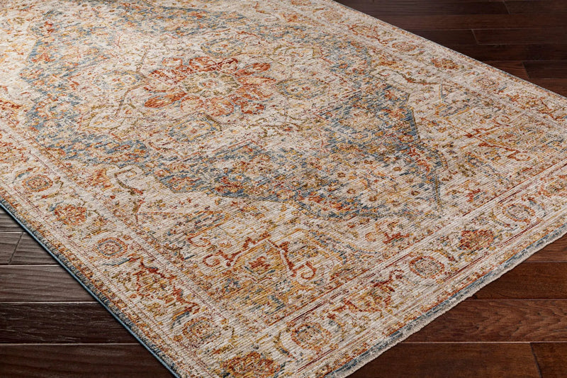 Cress Tan Rich Textured Traditional Rug by Boutique Rugs