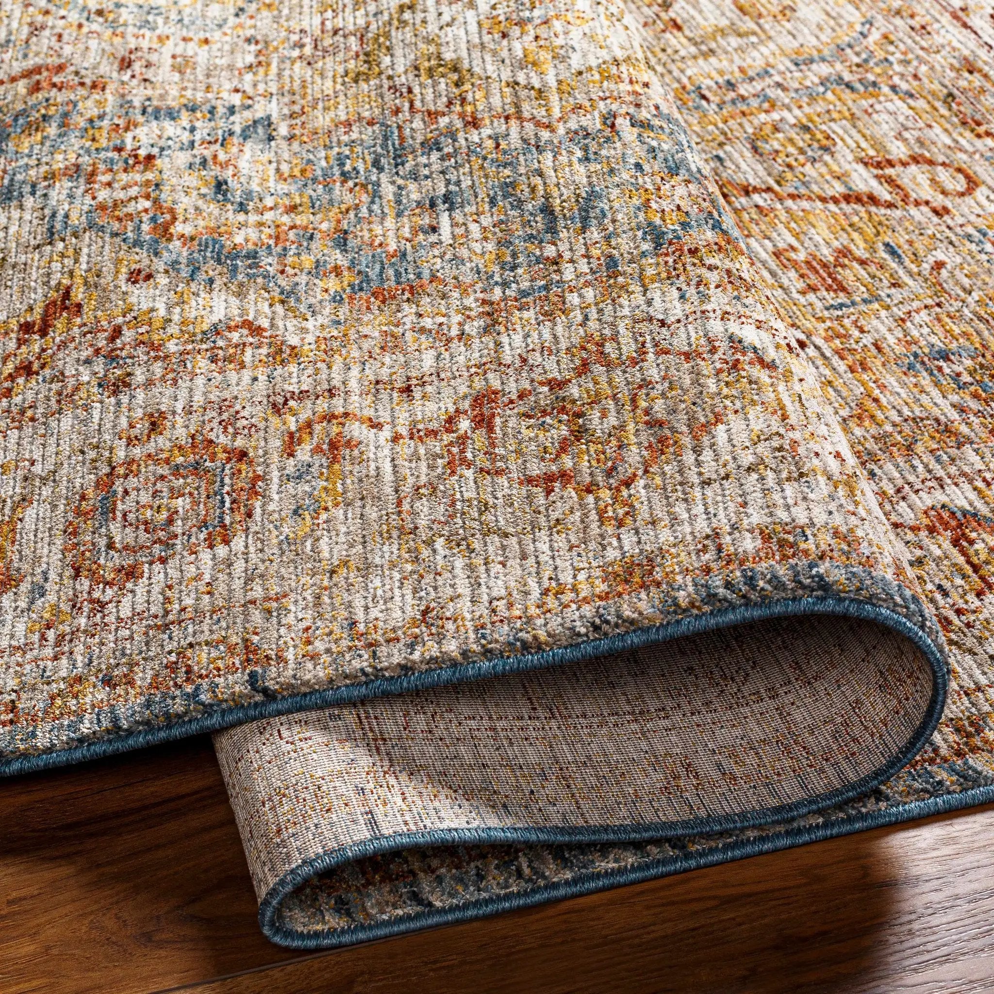 Cress Tan Rich Textured Traditional Rug by Boutique Rugs