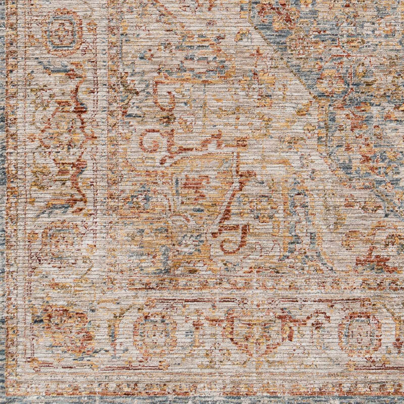 Cress Tan Rich Textured Traditional Rug by Boutique Rugs