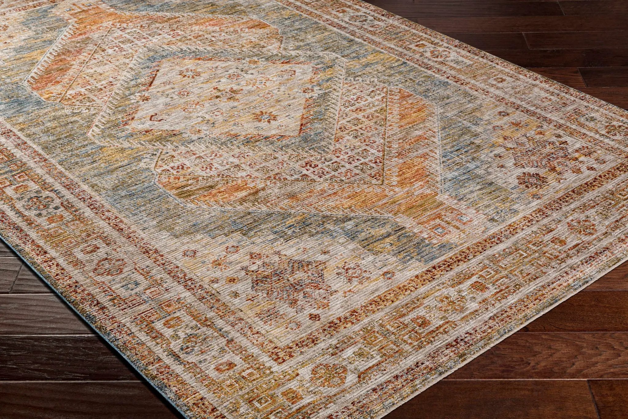 Moya Cream Rich Textured Traditional Rug by Boutique Rugs