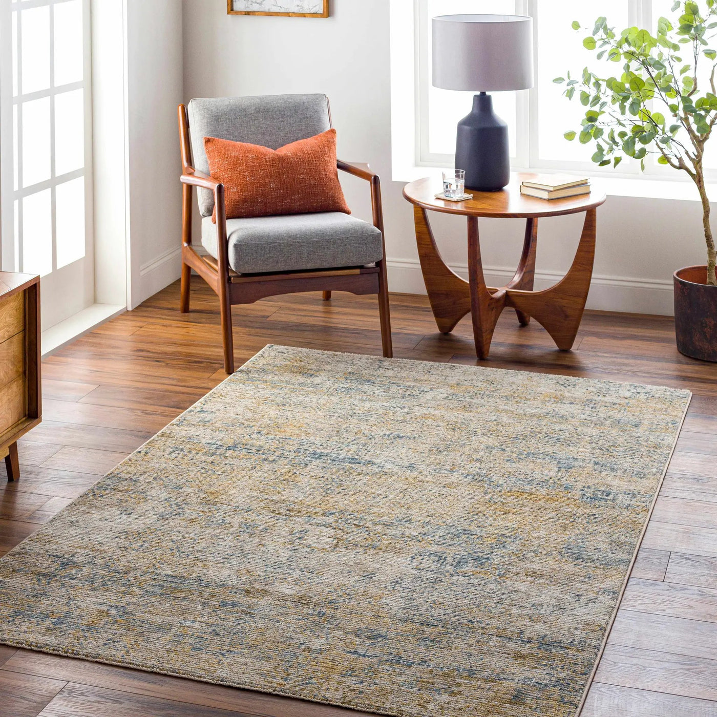 Sava Tan Rich Textured Rug - Clearance by Boutique Rugs