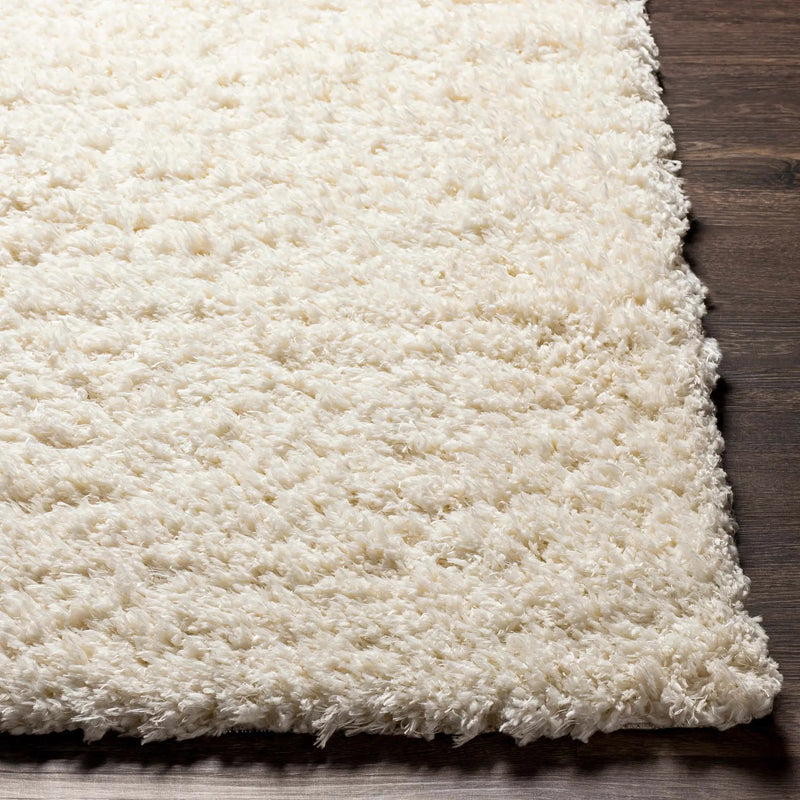 Siari Solid Cream Plush Rug by Boutique Rugs