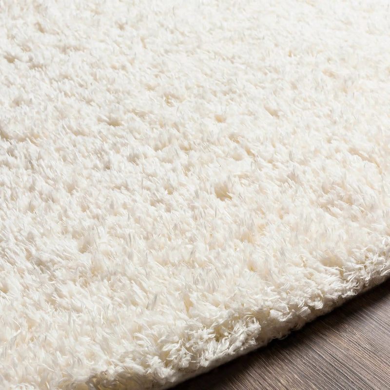 Siari Solid Cream Plush Rug by Boutique Rugs