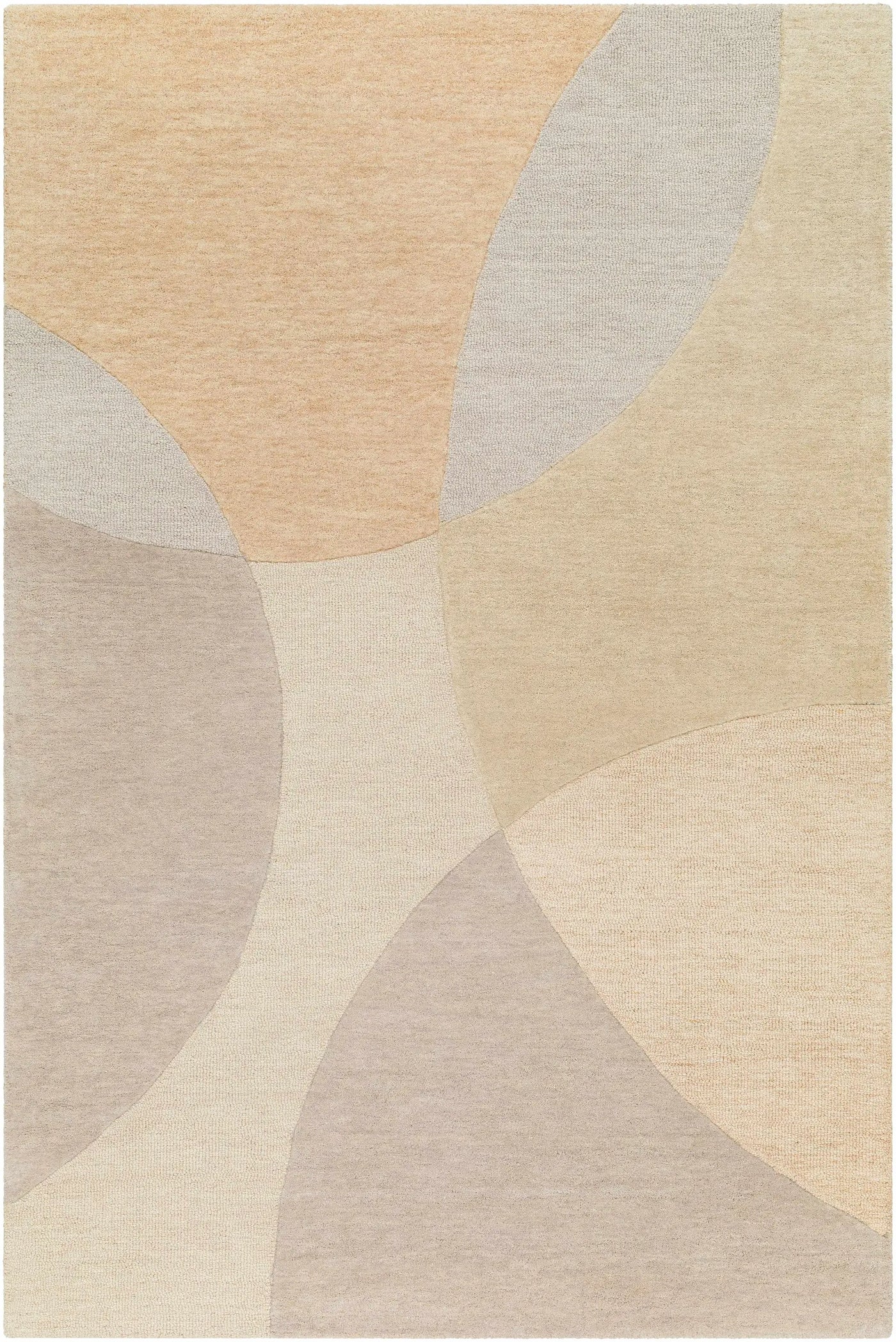 Cassiopeia Light Brown & Beige Area Rug - Clearance by Boutique Rugs