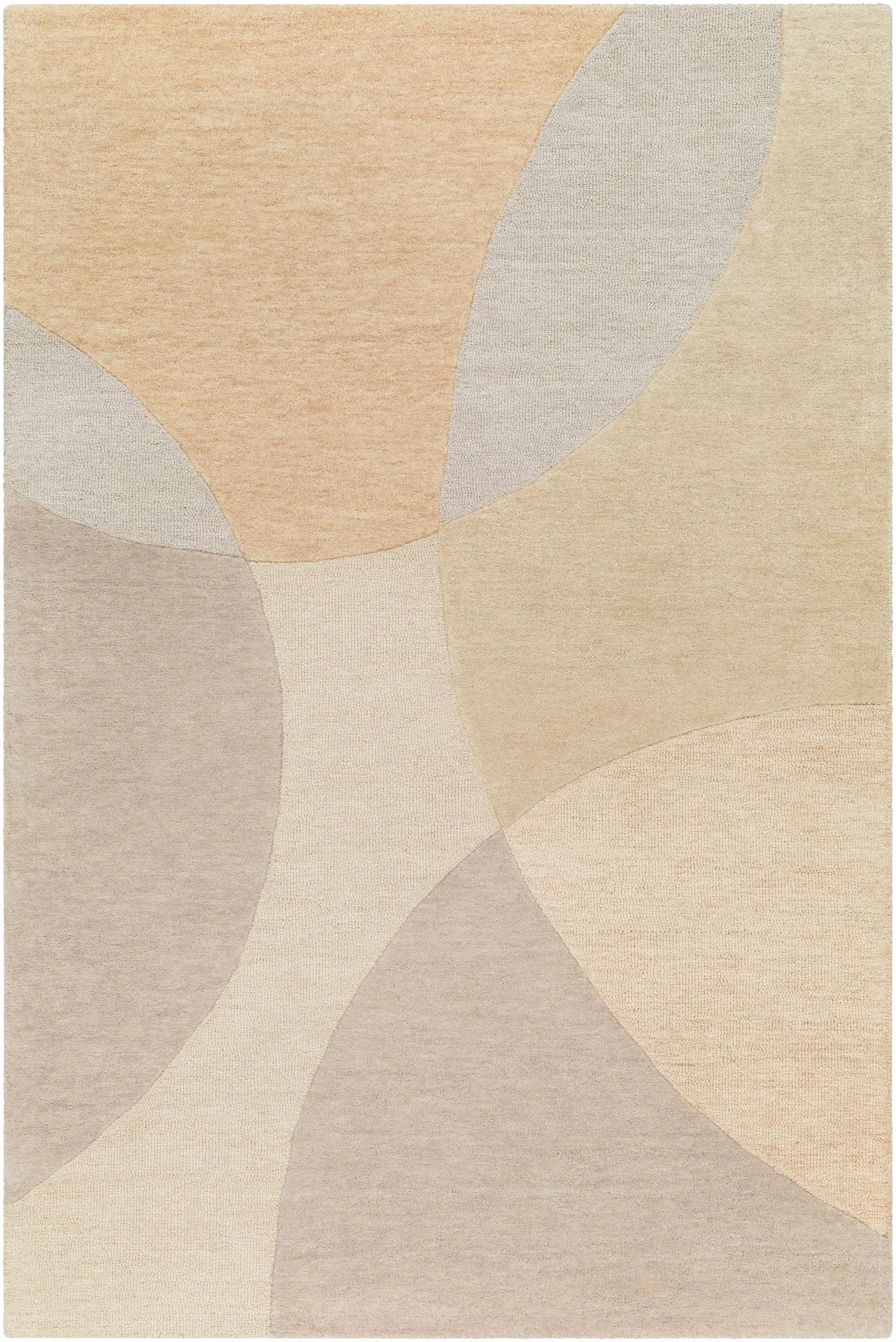 Cassiopeia Light Brown & Beige Area Rug - Clearance by Boutique Rugs