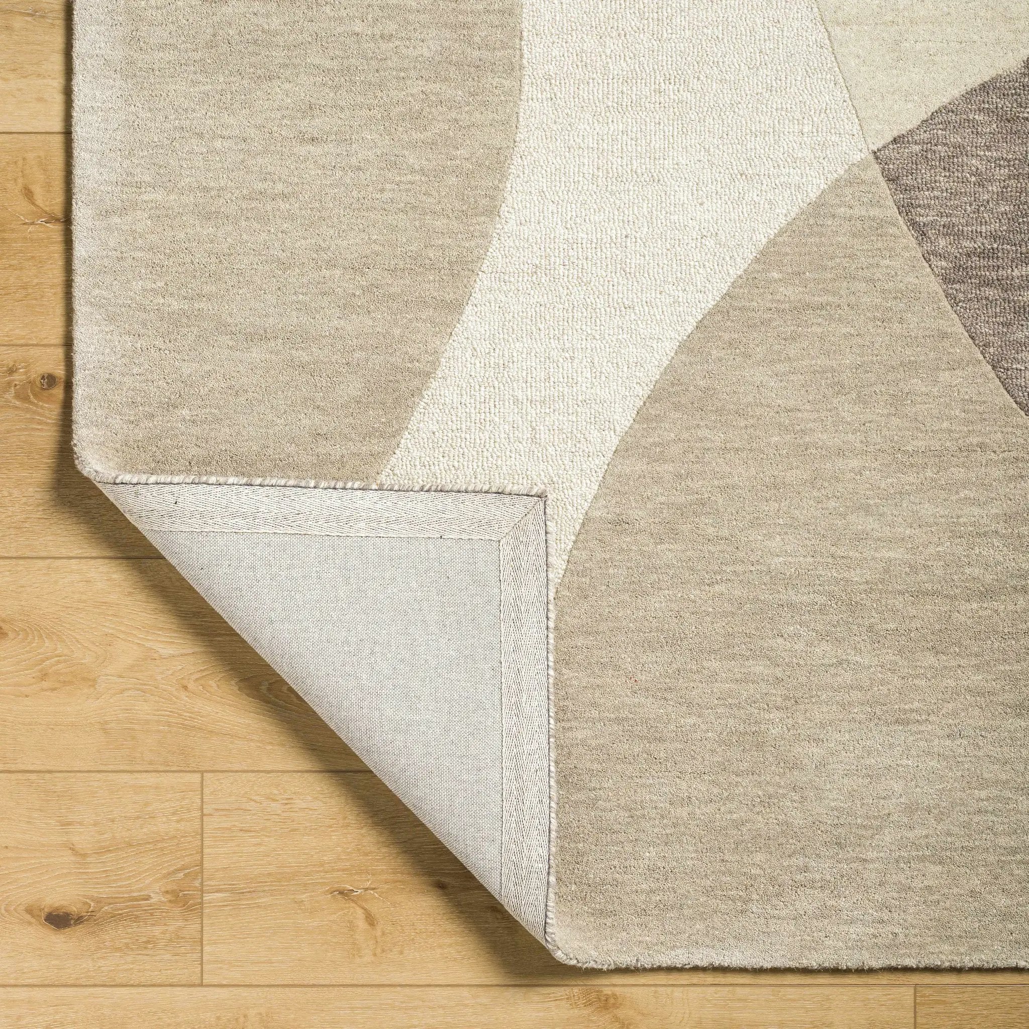 Cassiopeia Dark Brown & Beige Area Rug - Clearance by Boutique Rugs