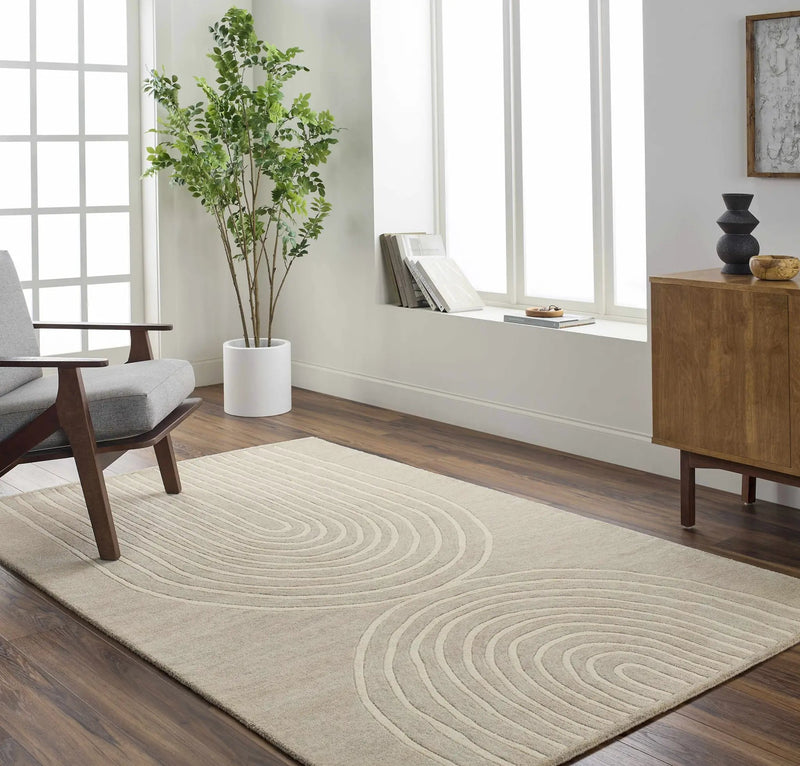 Fuat Tan Area Rug - Clearance by Boutique Rugs