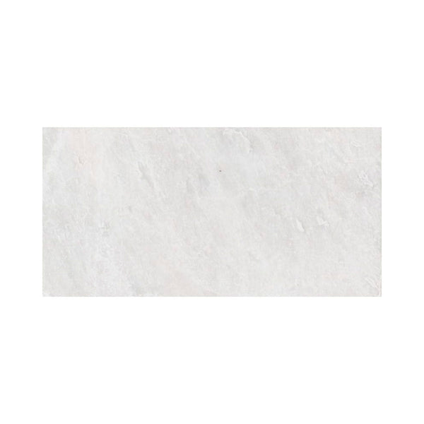 Siberian White Honed Marble Tiles 2 3/4x5 1/2
