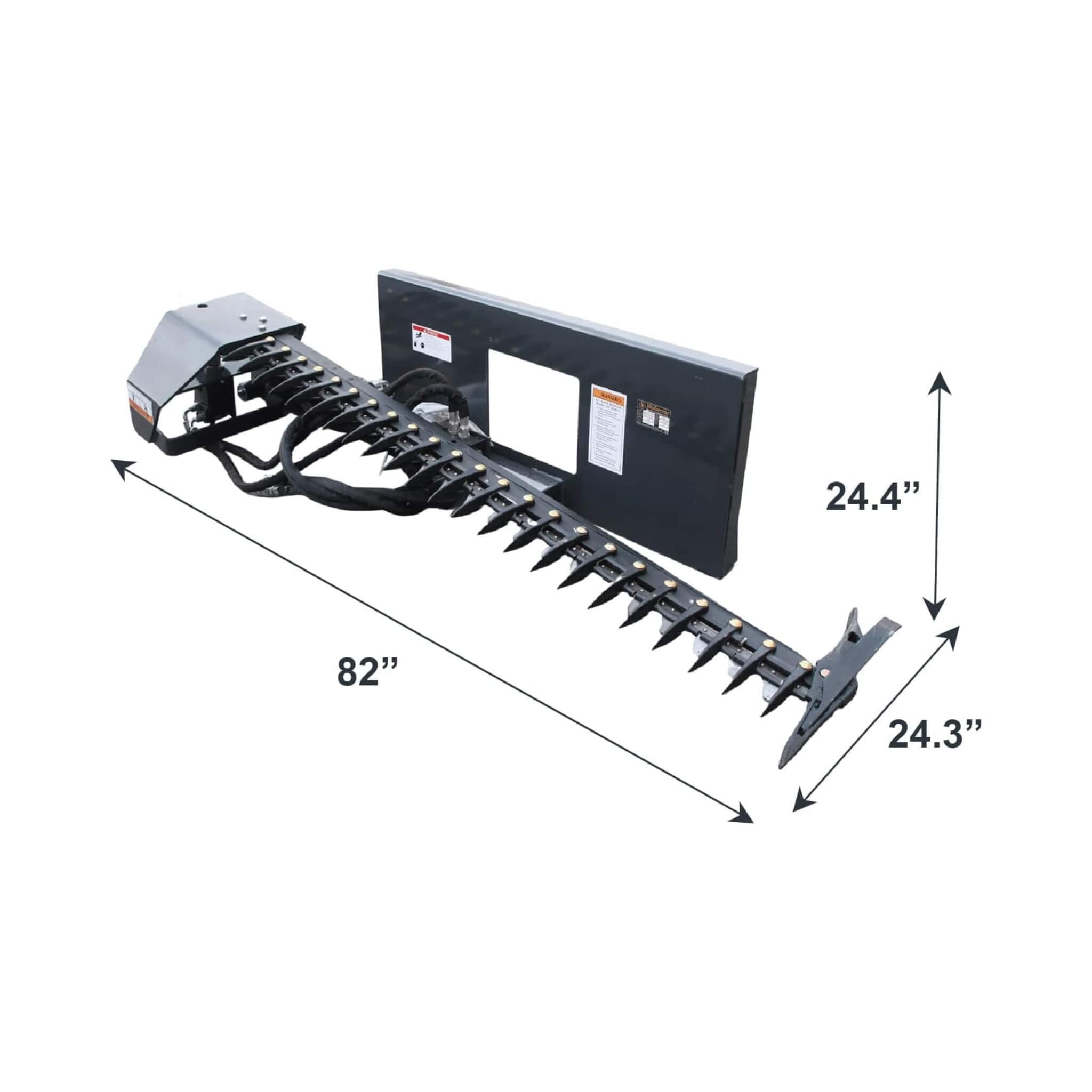 Heavy-Duty 72-Inch Sickle Bar Mower Skid Steer Loader Attachment (SAK81490) by SAKSBY WHOLESALE