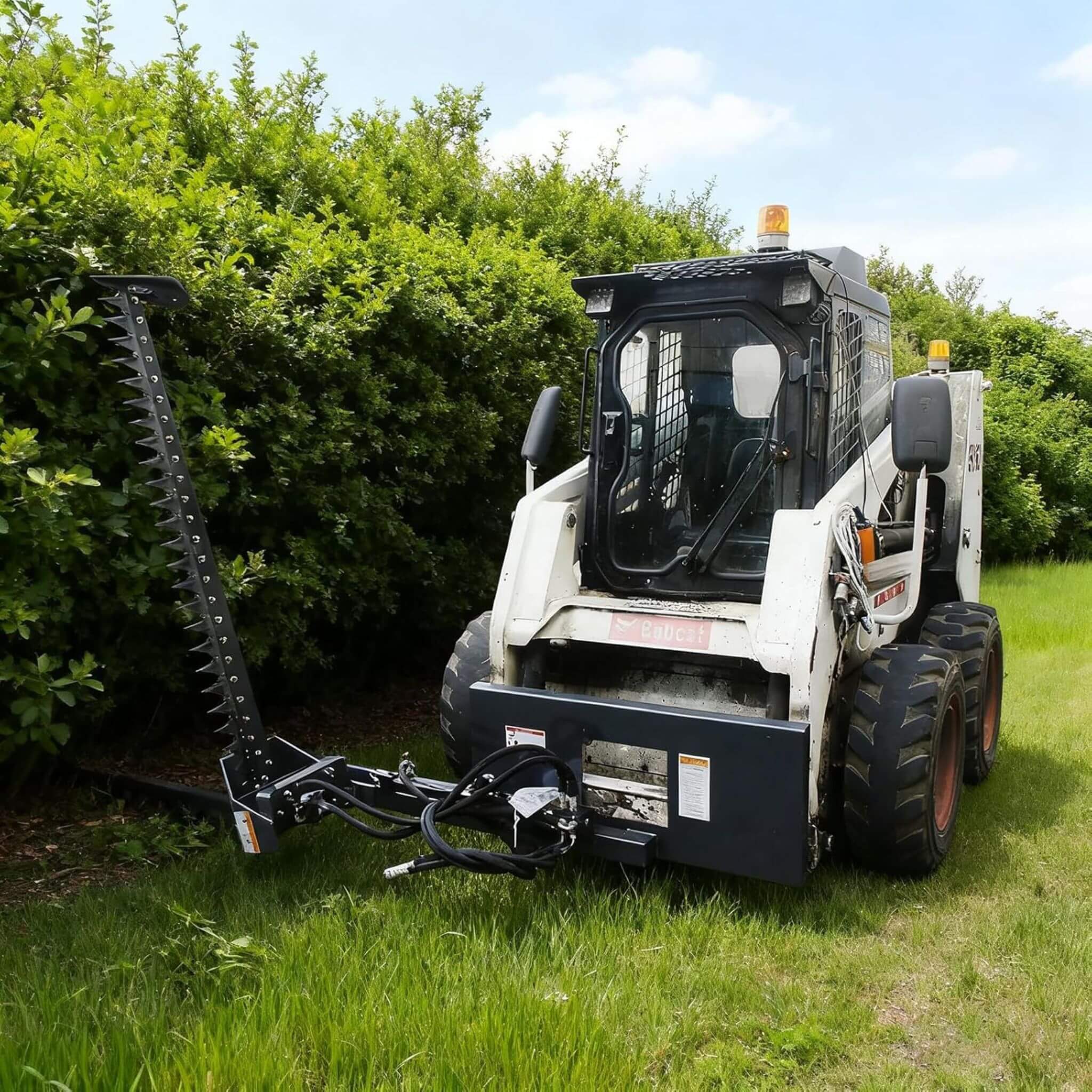 Heavy-Duty 72-Inch Sickle Bar Mower Skid Steer Loader Attachment (SAK81490) by SAKSBY WHOLESALE