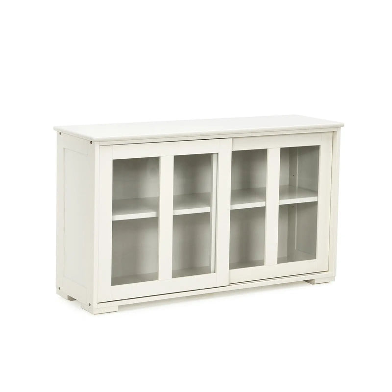 Sideboard Buffet Cupboard Storage Cabinet with Sliding Door by DirectDeals
