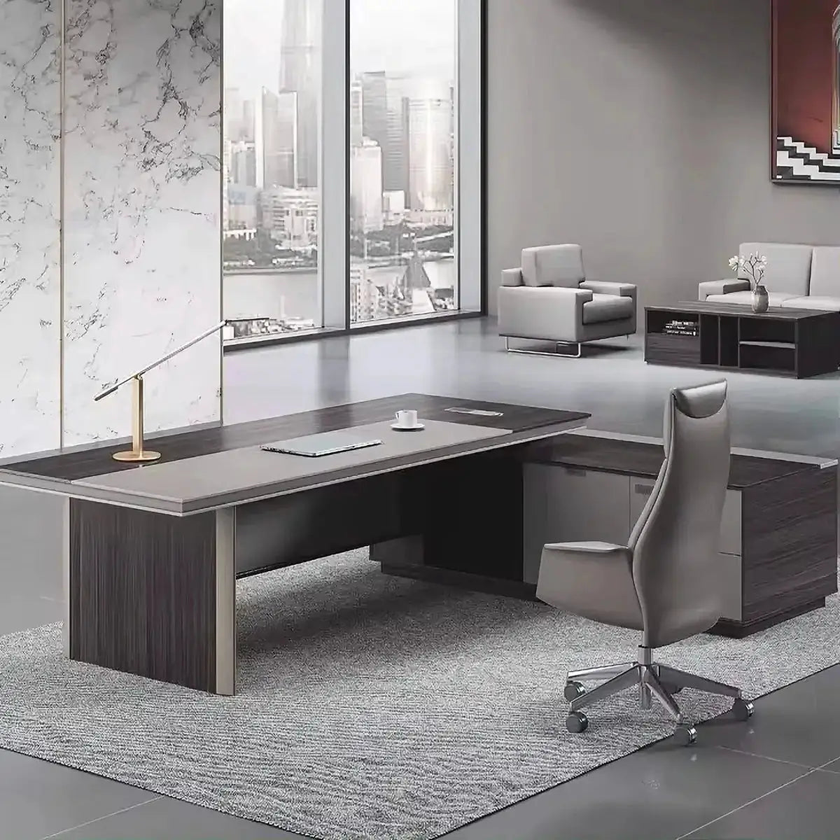 Allard · Modern L-Shaped Executive Desk by Arc Grove