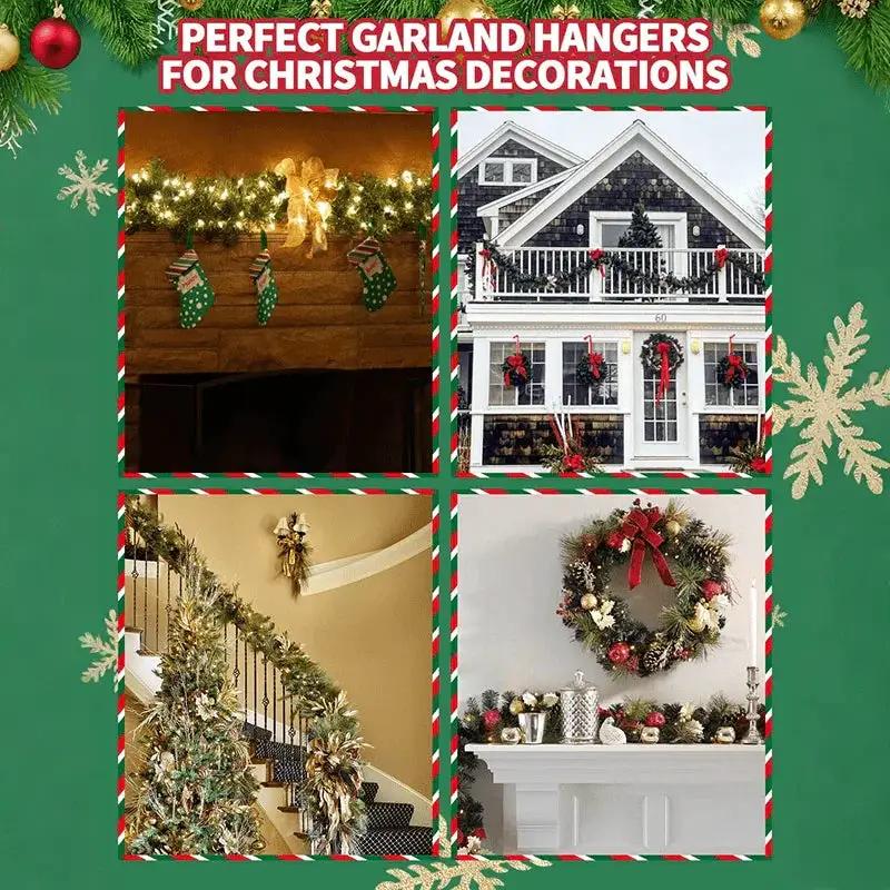 Silicone Wreath Hooks Set - Reusable Adhesive Hangers by House Of Avana