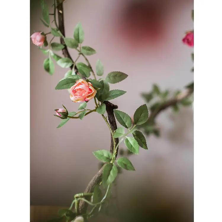 Artificial Silk Rose Vine 57" Long by RusticReach