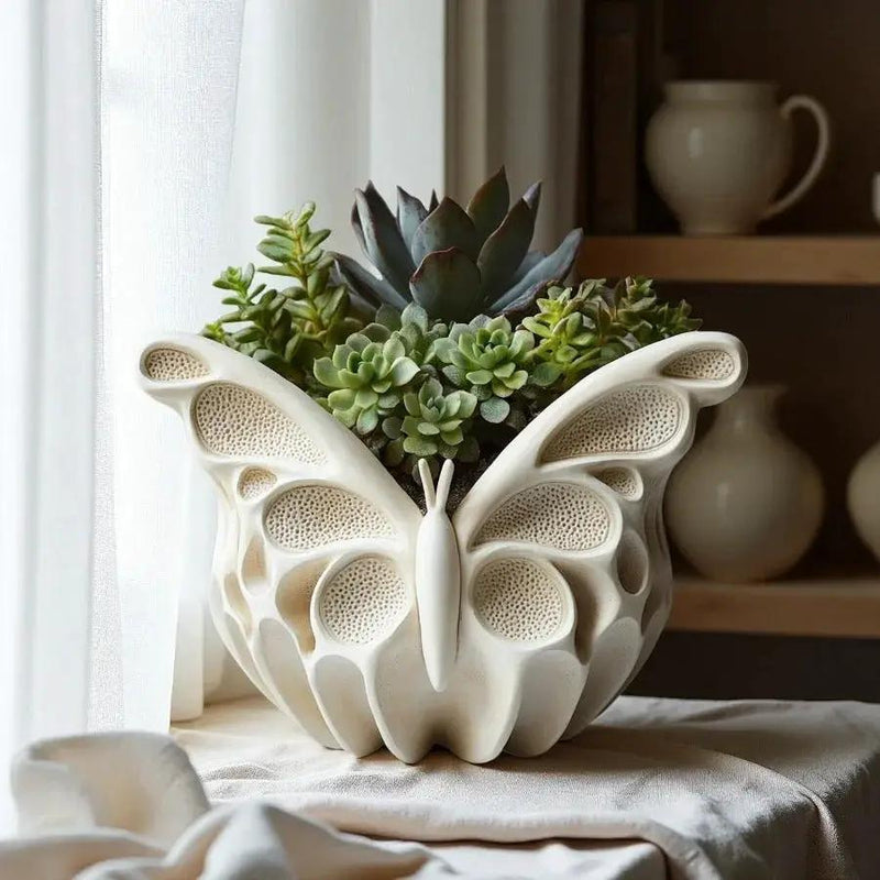 SilkyCast Butterfly Candle Making Mold - Reusable Silicone Mold for DIY Epoxy Resin, Plaster & Clay Crafts, Multi-Purpose for Succulent Planters, Pen Holders & Candle Diffusers - Easy Release Floral Wing Design, Butterfly Dec by House Of Avana