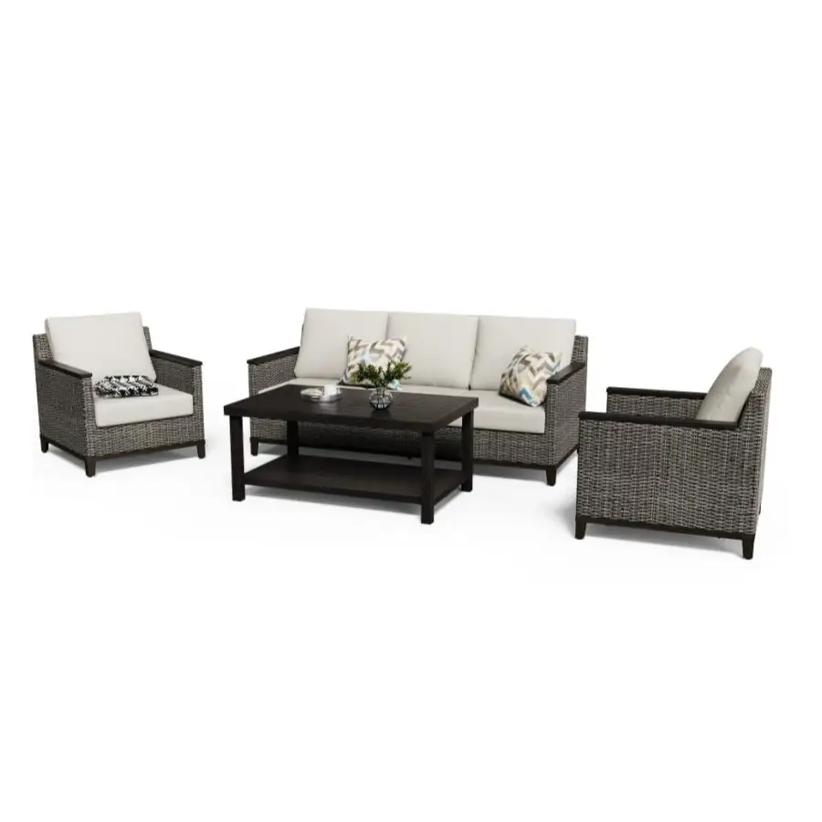 Owens 4-Piece Aluminum Living Room Set by Outdoor-USA®