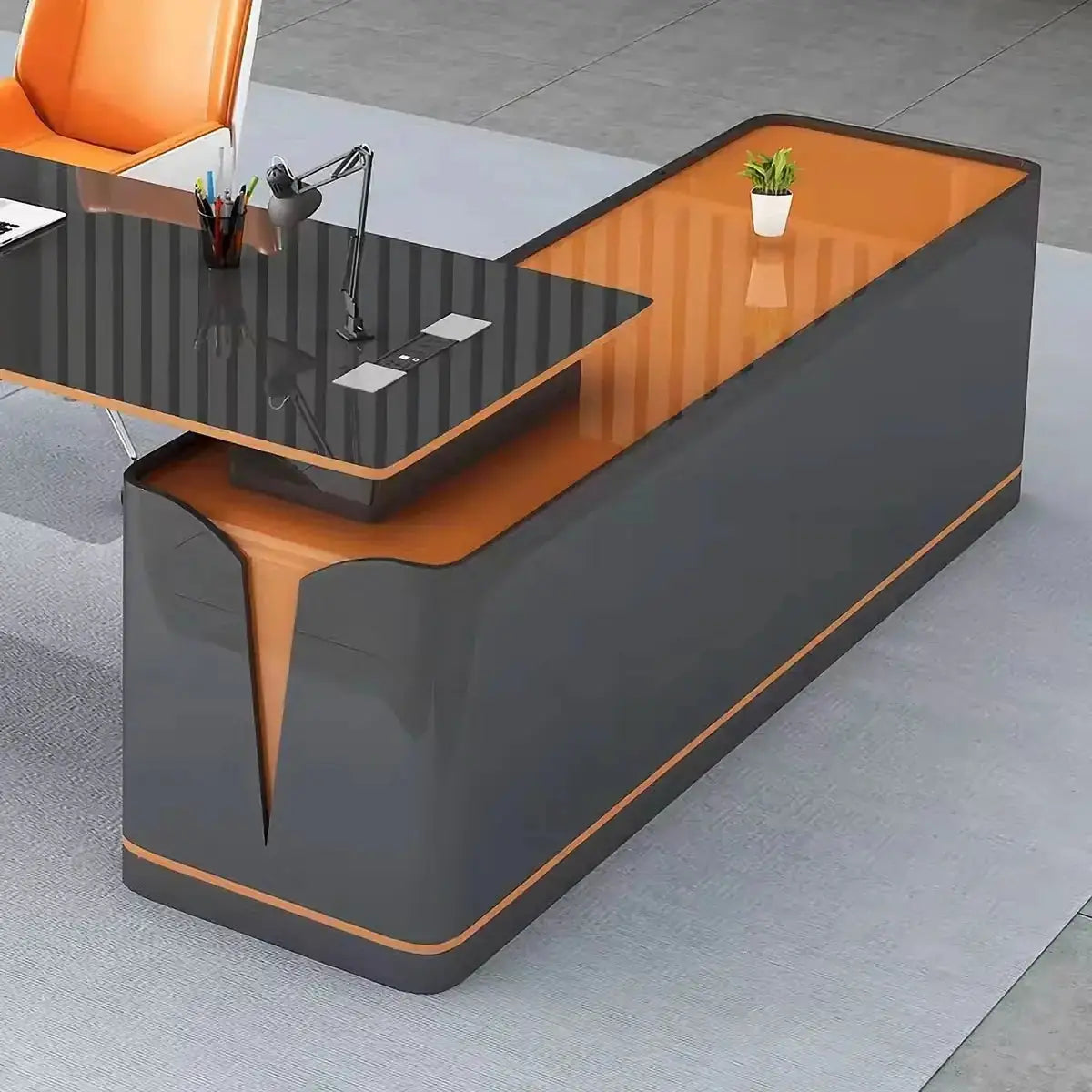 Euler · Modern L-Shaped Executive Desk by Arc Grove