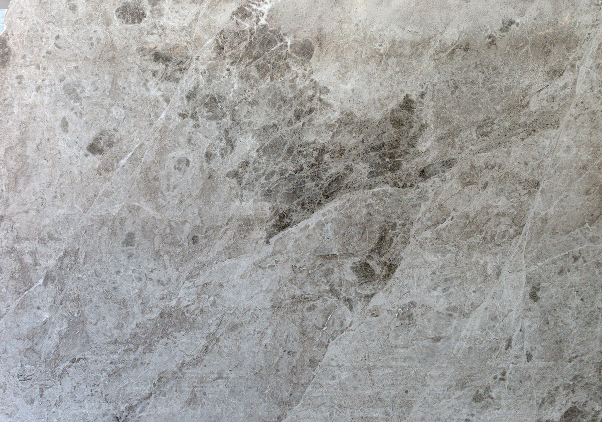Silver Clouds Polished Marble Slab Random