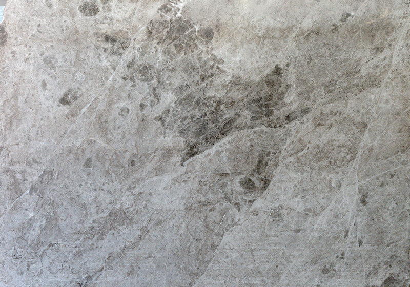 Silver Clouds Polished Marble Slab Random