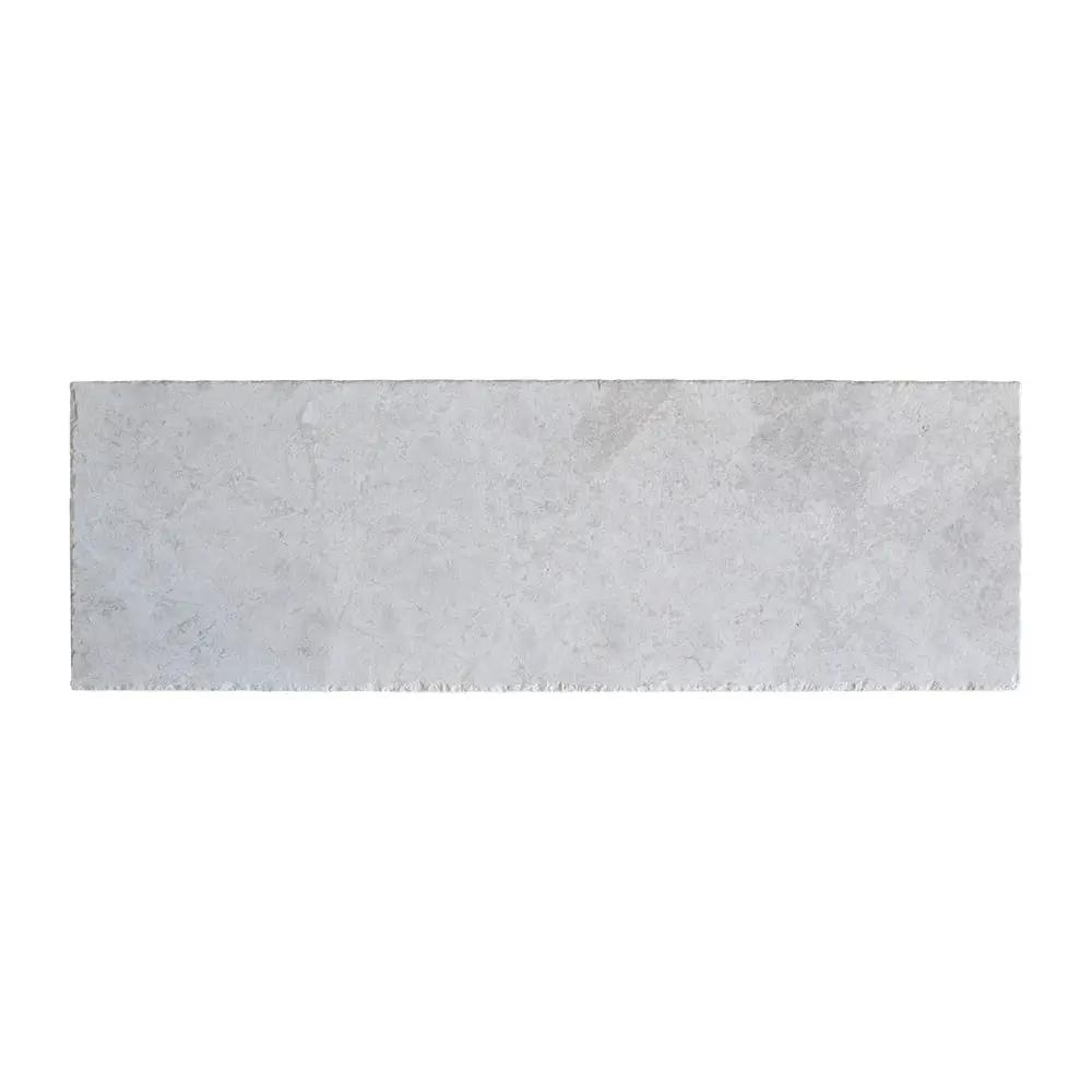 Silver Horizon, Sky Blue Pave Antico Marble Tiles 8x24